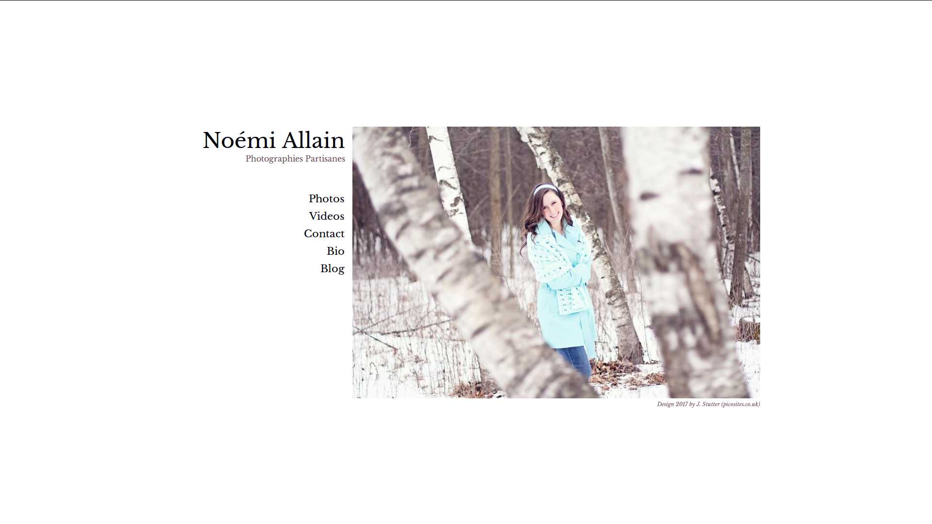 View of example site “Noémi Allain”